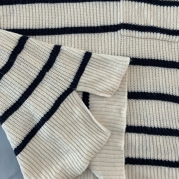 MADEWELL Thompson pocket pullover sweater in Nautical stripe | MEDIUM - Picture 7 of 11